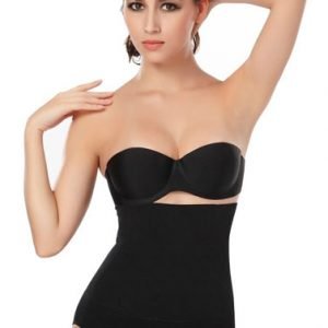 Black Tummy Tucker Shaper With Strapless Bra