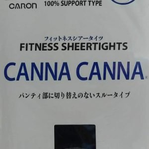 CARON CANNA CANNA grey striped fitness tights