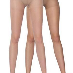 Cream & Brown everyday glossy women pantyhose pack of 2