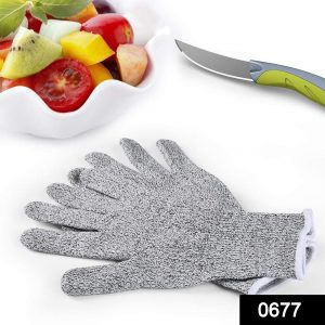 Anti Cutting Resistant Hand Safety Cut-Proof Protection Gloves  (Multicolour)