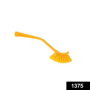 Plastic Wash Basin/Toilet Seat Cleaning Brush (Multicolour)