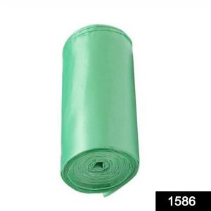 Bio-degradable Eco Friendly Garbage and Trash Bags Rolls (24" x 32") (Green)