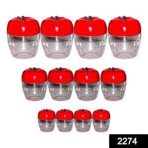 Air Tight Apple Shape Storage Container - 500 ml