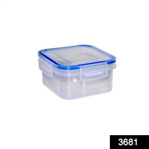 Plastic Airtight Locked Food Storage Containers For Kitchen (300ml) (multicolour)