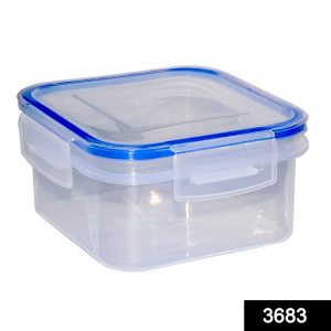 Plastic Airtight Locked Food Storage Containers For Kitchen (1200ml) (multicolour)