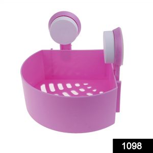 Corner Shelf Multipurpose Tray with Suction Cup