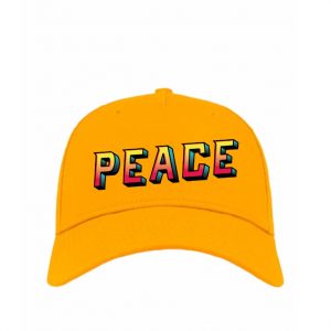 PEACE Printed Hindi Cap (Free Size)