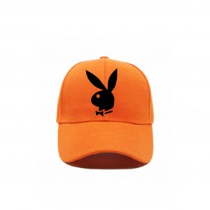 Playboy Logo Printed Cap (Free Size)