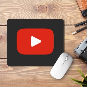 YouTube Logo Printed Mouse Pad