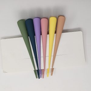 6 pcs Multicolor Banana Hair ClutcherMirchi Hair Clip Banana Hair Claw (6 pcs, Light Green, Dark Green, Purple, Pink, Yellow, Skin)