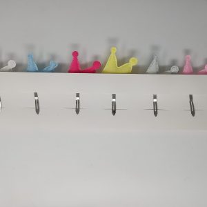 Glitter Sequin Princess Crown Hair Clips with Alligator Hair Clips Set for Girls Toddlers Kids Party (Multicolor, 1 Pcs)