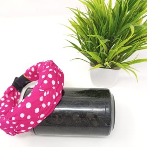 Hair Band with White Small Polka Dots Design Stylish Plastic Hairband Headband for Girls and Women Head Band