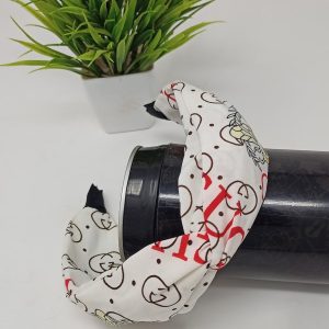 Knotted Floral Print Cross Knot Hair Bands Headbands for Women, Girls