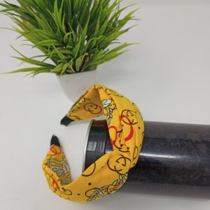 Knotted Floral Print Cross Knot Hair Bands Headbands for Women, Girls