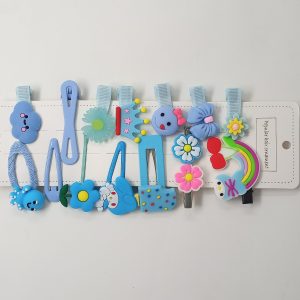 Korean Clips for Baby Girls, 14 PCS Hair Accessories Colorful Cute Rainbow Candy Flower Fruit Animal Hair Pins Barrettes, Hair Bows for Girls Infants toddlers kids Teen