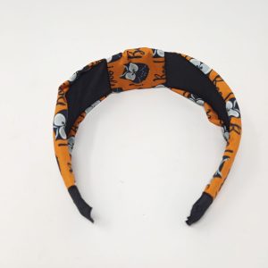 Owl print Korean Style Solid Fabric Knot with Tape Plastic Hairband Headband for Girls and Women