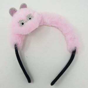 Furry Hair Band With Bunny Eyes Cat Ears Pattern Head Band For Women's And Girl's Hair Band