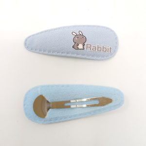Bunny Printed Baby Hair Clip