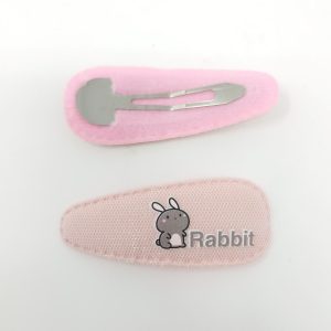 Bunny Printed Baby Hair Clip