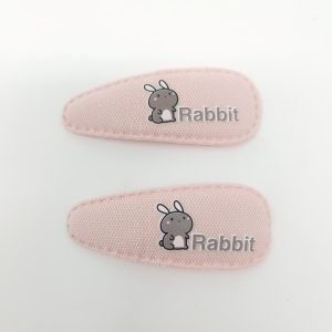 Bunny Printed Baby Hair Clip