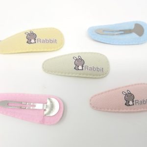 Bunny Printed Baby Hair Clip