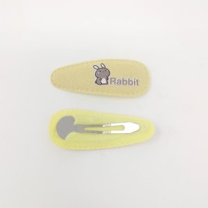 Bunny Printed Baby Hair Clip