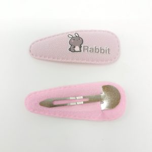 Bunny Printed Baby Hair Clip