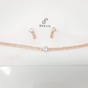 gold plated choker for women