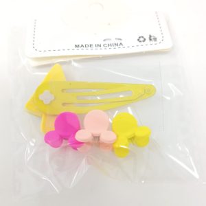 Ice Cream Design Hair Clips with Small Claws for Kids