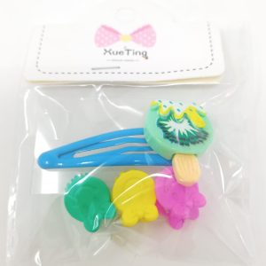 Ice Cream Design Hair Clips with Small Claws for Kids