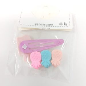 Ice Cream Design Hair Clips with Small Claws for Kids