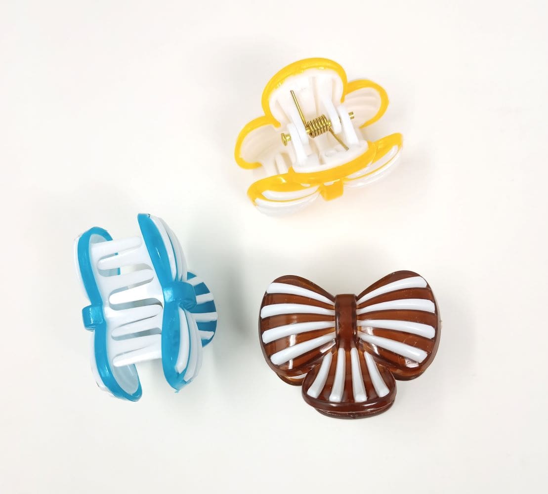 3 pcs Multicolor Small Plastic Hair Clutcher/Hair Claw Clip Strong Hold Hair  Clutcher For Women & Girls( Sky Blue, Yellow, Maroon)- Pack of 3 Pcs -  CouponRocks