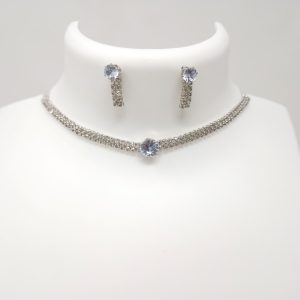 silver choker for women