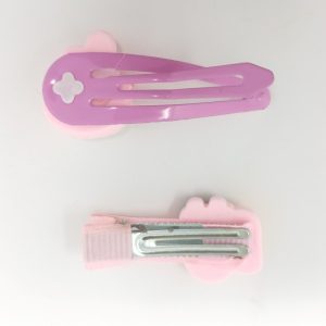 teddy design hair clips