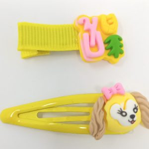 teddy design hair clips