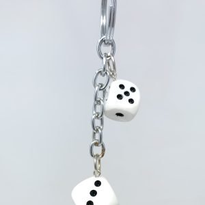 double dice keychain