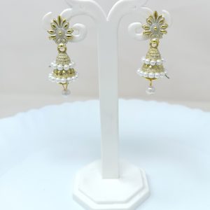 stud jhumka earrings drop earrings flower earring