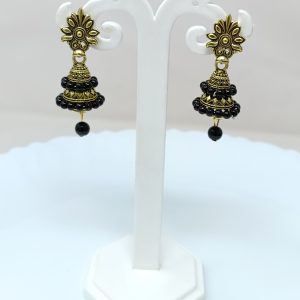 stud jhumka earrings drop earrings flower earring