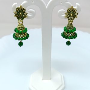 stud jhumka earrings drop earrings flower earring