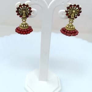 stud jhumka flower earrings drop earring
