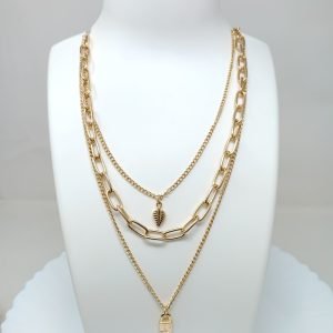 3 line three layer multi layered chain