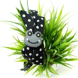 bow hairband headband black