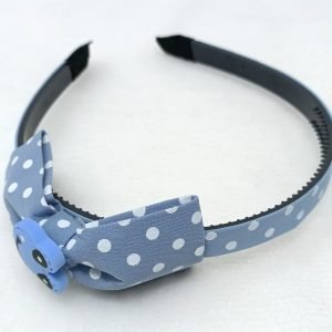 bow hairband headband blue
