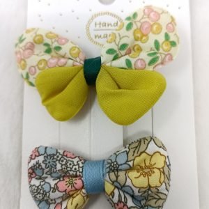 butterfly hairclip yellow