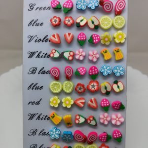 flower design earrings tops