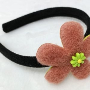 flower hairband headband for woman peach