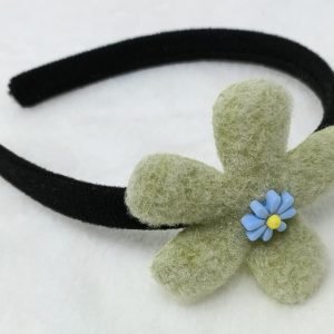flower hairband headband for woman pink mint