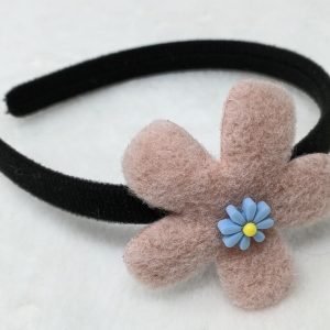 flower hairband headband for woman pink