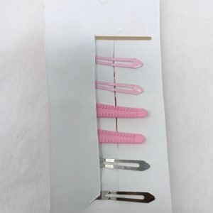 korean design hairclip baby pink
