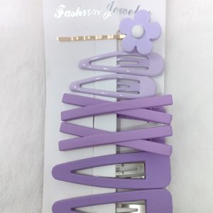 korean design hairclip lavender